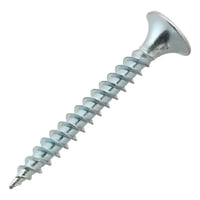 Genérica - Tornillo Punta Fina Zincado 6 X 1 1/4 - 100 Unidades