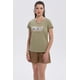 thumbnail image 1 of Polera Mujer Dobladillo Manga Verde Musgo, 1 of 4