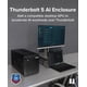 thumbnail image 2 of Gabinete para Computadora Plugable TBT5-AI Thunderbolt 5 con Fuente de Poder de 850W, 2 of 8