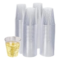 Genérica - 24 Vasos De Acrílico Coctelería Bebida Trago 300Ml (10 Onz) No Bpa Vasos Reutilizables
