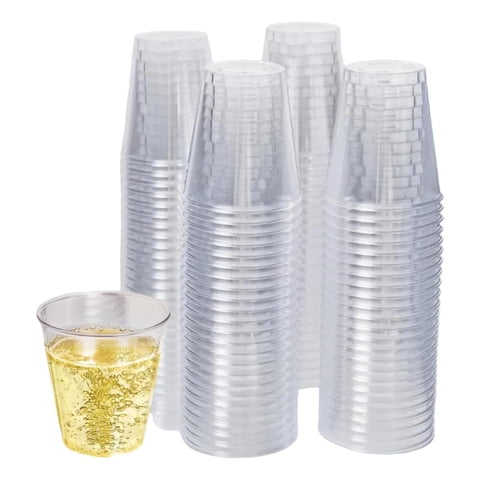 Genérica - 24 Vasos De Acrílico Coctelería Bebida Trago 300Ml (10 Onz) No Bpa Vasos Reutilizables