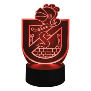 Lelumania - Lampara Ilusion 3D Deportes La Serena De 7 Colores, Base Touch