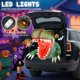 thumbnail image 4 of Dinosaurio inflable Aotiooy de 4 pies con LED para decoración de Halloween, 4 of 8
