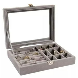 Invencible - 𝗝𝗢𝗬𝗘𝗥𝗢 𝗢𝗥𝗚𝗔𝗡𝗜𝗭𝗔𝗗𝗢𝗥 𝗣𝗢𝗥𝗧𝗔𝗧𝗜𝗟 Joyero Organizador Portatil Multiusos Collares Anillos Nb22