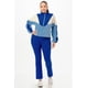 thumbnail image 1 of Conjunto de Chaqueta con Bloques de Color y Pantalón Acampanado, 1 of 3