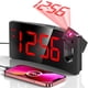 thumbnail image 1 of Reloj despertador de proyección GOLOZA, reloj digital con rotación de 180°, 1 of 6