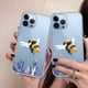 thumbnail image 2 of Lavender And Bee Pattern Anti-fall Transparent Phone Case For Iphone14ProMax/14Plus/14Pro/14, Iphone13ProMax/13MINI/13Pro/13, Iphone12ProMax/12Pro/12/12MINI, Iphone11ProMax/11Pro/11/SE2020/SE2022/XR/X, 2 of 2
