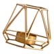 thumbnail image 3 of Candelabro porta vela geométrico decorativo dorado, 3 of 3