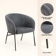 thumbnail image 5 of Sillón Arko de Terciopelo - Gris, 5 of 7