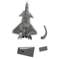 Bothyi - 1/100 J-20 Modelo De Avión De Combate De Metal Con Decoración De Regalo De Colección De Soporte