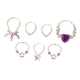thumbnail image 1 of Conjunto De Collar De Figura A Escala 1/6, Collar De Muñeca 1/6, Conjunto De Joyería De Utilería Para Fotografía De Escena, Color Morado, 1 of 3