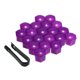 thumbnail image 5 of 20 Piezas Universal 19mm Tapas De Tuercas De Rueda Lug Nut Caps Tornillo Protector Púrpura, 5 of 5