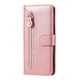 thumbnail image 5 of Funda con Cremallera para Huawei Mate 60 Pro, Carcasa Cartera de Cuero PU con Soporte y Tarjetero, 5 of 6