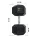 thumbnail image 3 of Mancuerna Hexagonal 40 kg Negro, 3 of 6