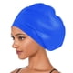 thumbnail image 1 of Gorro de baño grande para hombre y mujer, de silicona impermeable, para cabello largo, grueso, rizado y trenzas. Mantén tu peinado., 1 of 1