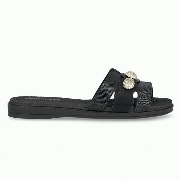 Sandalia Mujer Negro/Dorado Adla 176 Piccadilly