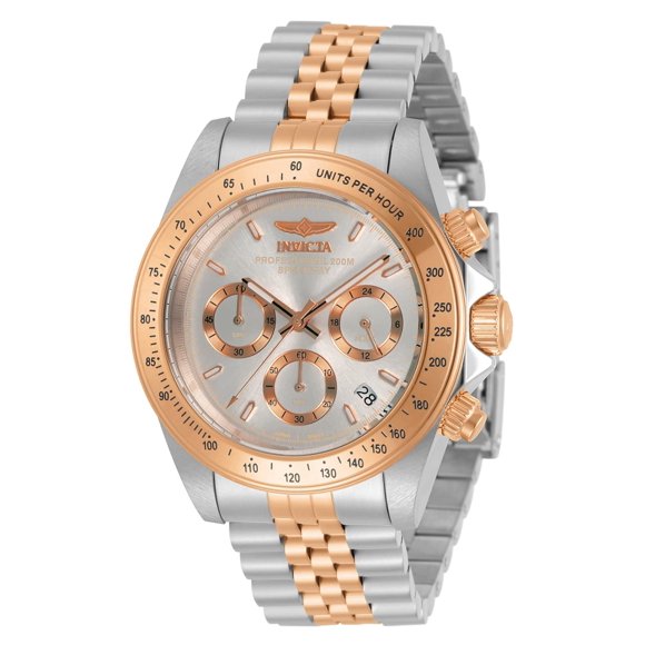 Invicta Speedway para hombre, 39,5 mm, acero inoxidable, cua