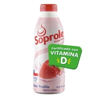 Yoghurt Batido Frutilla Botella 1000 Ml Soprole