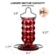 thumbnail image 4 of Comedero de vidrio para colibríes Grete Gotye 740 ml, 5 puertos, rojo, 4 of 8