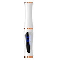 Xusx111 - Curler De Pestañas Caliente - Usb Recargable, Pantalla Led, Anti-Quemadura, Curl De Larga Duración 24H, Blanco