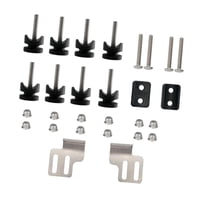 Ioensy - Kit De Montaje Para Bolsa Trasera De Motocicleta Con Hebilla Desmontable Y Tornillos De Placa Profesionales