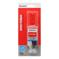 Adhesivo Epoxico Titanio Jeringa Wurth 25 Grs