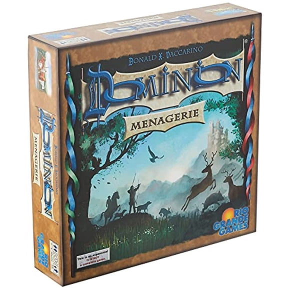 Paquete de expansión Rio Grande Games Dominion Menagerie con 30 cartas