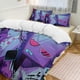 thumbnail image 1 of Juego de ropa de cama de microfibra con funda nórdica de plumón de Hazbin Hotel,, 1 of 3