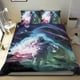 thumbnail image 1 of Space Ghost Conjunto de sábanas temático, trío de piezas, cómodo y amigable con la piel, diseño único, regalo de decoración para el hogar para familiares, amigos y fans,135cm *200cm, 1 of 6
