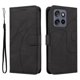 thumbnail image 3 of Funda tipo cartera con tapa para Motorola Edge 50 Neo con tarjetero, soporte y cubierta magnética Negro, 3 of 6