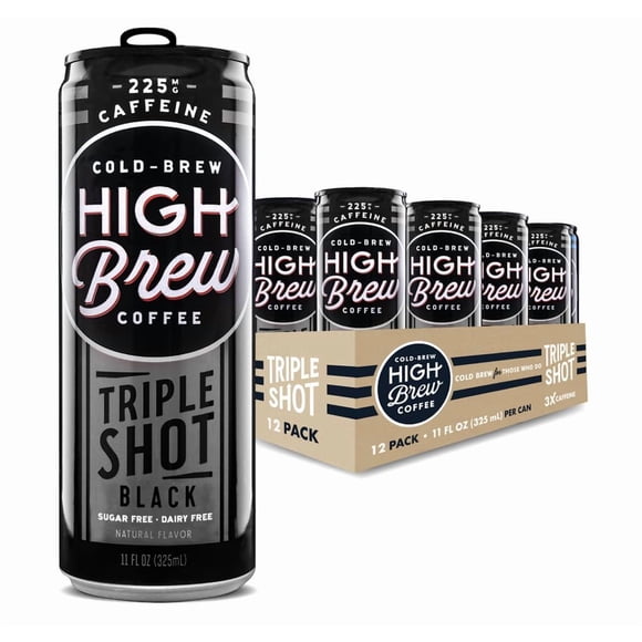 Café helado Cold Brew High Brew, ligeramente endulzado, 225 ml