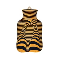 Guatero Thermicachile 1Lt Medias Rayadas Amarillo Y Negro