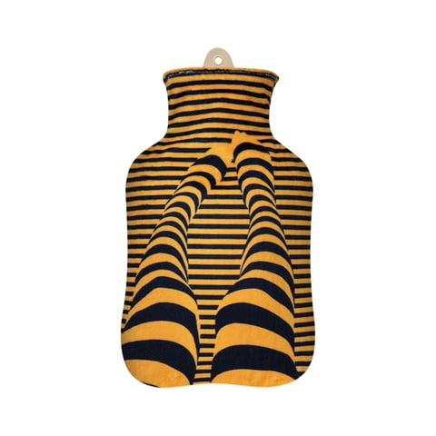 Guatero Thermicachile 1Lt Medias Rayadas Amarillo Y Negro