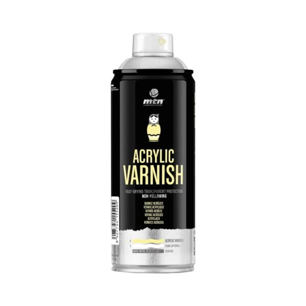 Laca Acrílica Mtn Barniz Transparente Mate 400ml