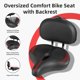 thumbnail image 2 of Asiento de bicicleta COOLWUFAN de gran tamaño con respaldo ajustable, 2 of 9