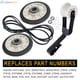 thumbnail image 3 of Kit de reparación de secadoras Seentech 4392065 con tambor Roller 349241T, 3 of 7