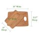 thumbnail image 2 of Juego de 2 tablas de cortar Lipper International de madera de bambú, 2 of 4