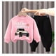 thumbnail image 5 of Buzo Niño Infantil Algodon 2 piezas Poleron Truck fucsia 36, 5 of 5
