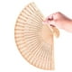 thumbnail image 3 of Abanico Madera Sandalo Diseño Flores Aa90, 3 of 5