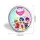 thumbnail image 2 of True y el reino arcoíris-Theme Round Button Badge: Premium Metal Construction, Ideal for High-End Events 2.8 cm, 2 of 6