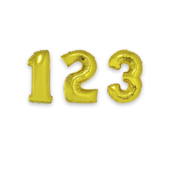 Lámina de aluminio para globos, número 8, color dorado, tamaño XL, 40 cm, divertida