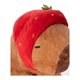 thumbnail image 3 of Juguete Peluche Capibara Con Gorro Frutilla 30cm Infantil, 3 of 4