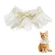 thumbnail image 1 of Collar de Encaje para Mascotas, Collar de Gato Lindo Baberos para Perros Pajarita de Mascota Bandana con Volantes Ajustable y Desprendible Caqui & S - Para Perros/Gatitos/Cachorros Pequeños, 1 of 7