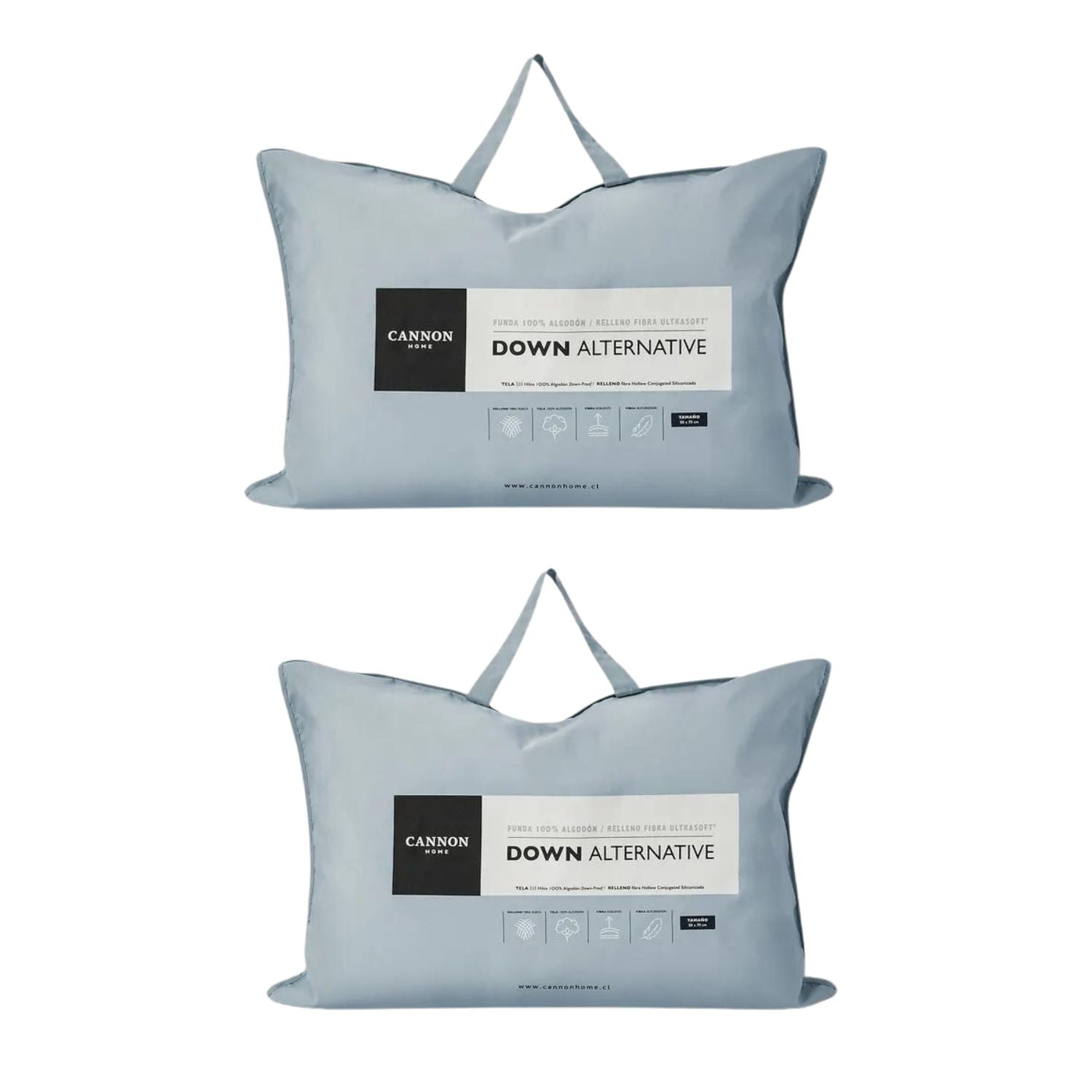 Set 2 Almohada Cannon Down Alternative 50x70cm