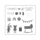 thumbnail image 2 of Set de sellos y troqueles para hacer tarjetas HITKUZ 2025-2026, 2 of 2