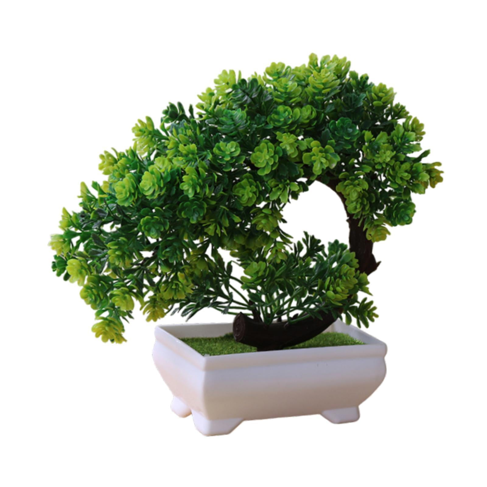 Magideal - Planta Decorativa Artificial En Maceta, Adorno De Planta Artificial, Plantas Artificiales En Maceta Para Decoración De Sala De Estar, Oficina Y Jardín Estilo Loto