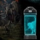 thumbnail image 3 of Botella de agua Lightzz Kids de 420 ml con LED de dinosaurio brillante en 3D, 3 of 8
