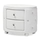 thumbnail image 2 of Mesita de noche Baxton Studio Davina Hollywood Glamour White, 2 of 6
