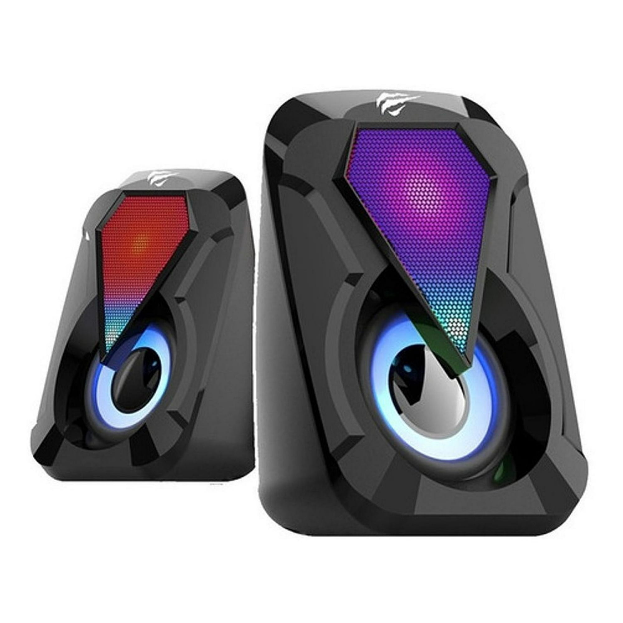 Parlante Havit Sk211 Gamer Rgb Negro Azul