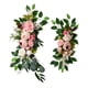 thumbnail image 2 of 2x Decoración De Arco De Flores Artificiales Colgantes Decorativas Para Fondo De Boda Rosa, 2 of 5